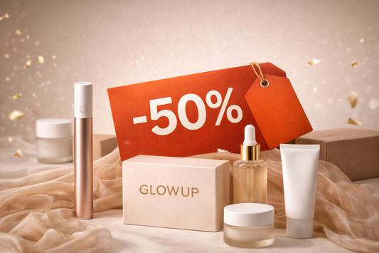 Aktuell bei Glow Up: Riesen Rabatt-Aktion läuft!